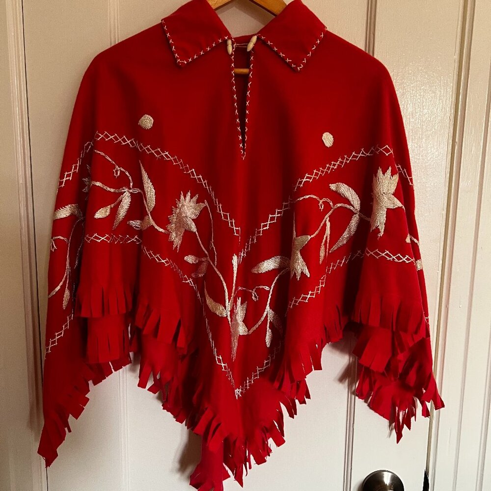 Vintage 70's Bohemian Poncho
